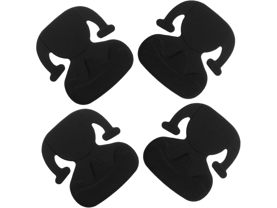 Conjunto De 4 Protetores Calcanhar Antiderrapantes E Não Adesivos Para Sapatos Folgados, Palmilhas Para Sapatos