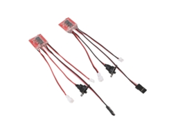2pcs Esc De Motor De Escova Micro 30a Controle De Velocidade Bidirecional Com Freio Para Axial Scx24 1/24