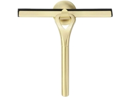 Raspador de Chuveiro Nova Line, 8.8'' Ouro, Sem Manchas ou Riscos, com Gancho de Sucção