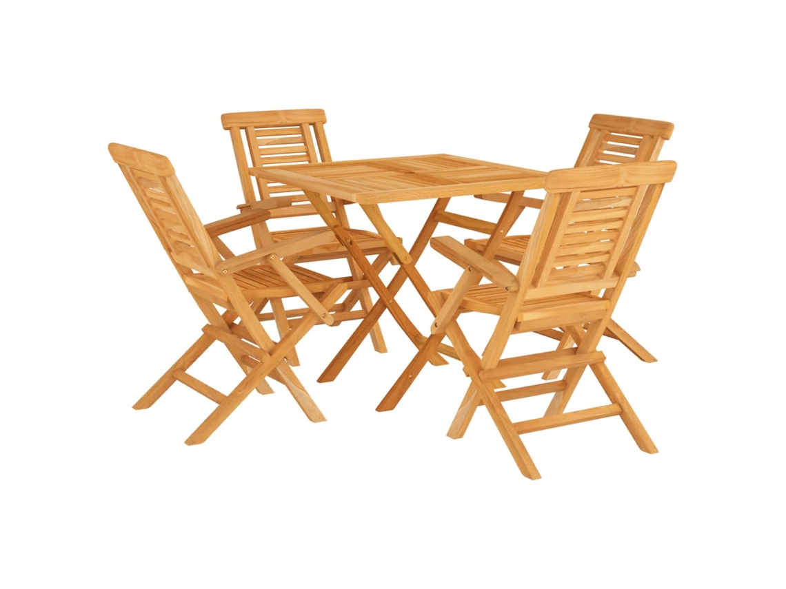 Garden Dining Set, Garden Dining Sets Vidaxl Marrom Madeira (n/a)