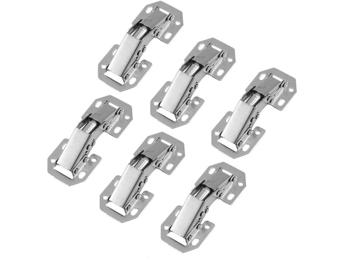 Conjunto De 6 Dobradiças Aço Para Portas Armários E Móveis. Alta