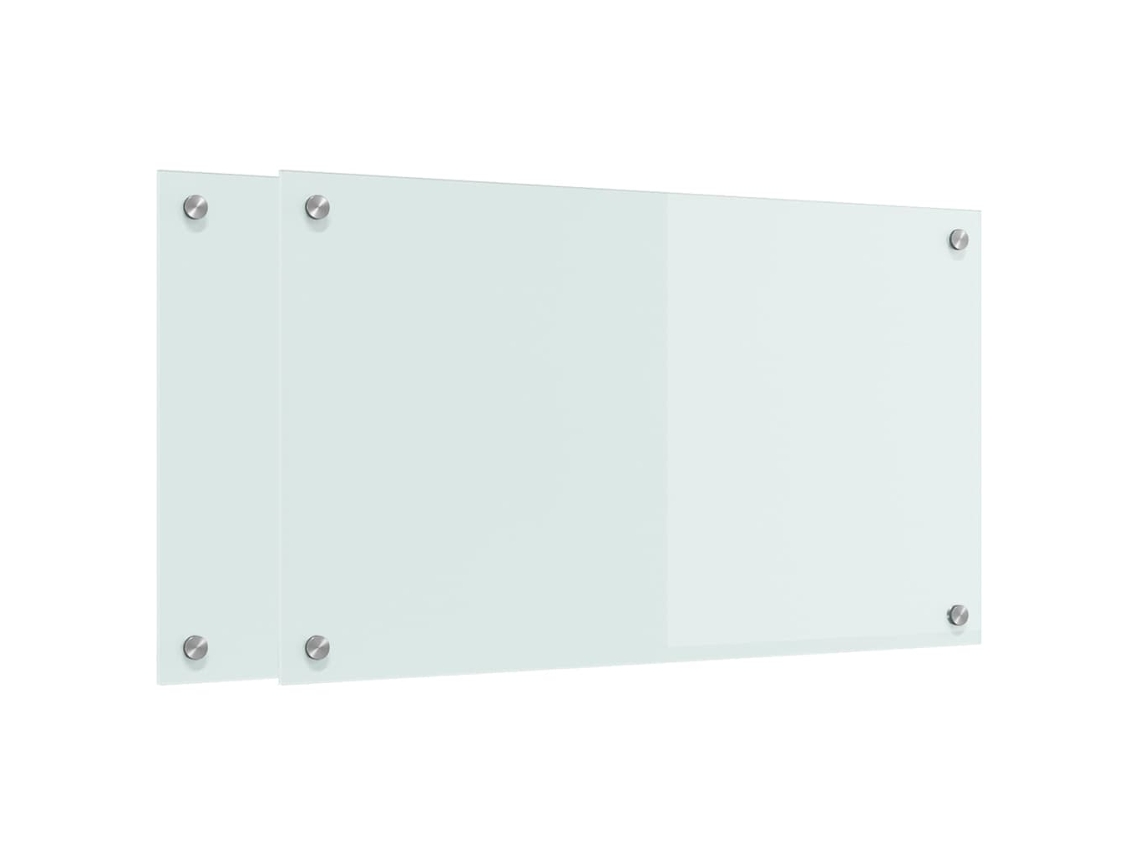 Conjunto 2 Superfície De Cozinha Vidaxl Branco (70 X 40 Cm)