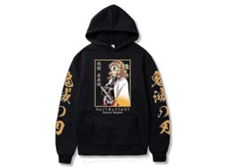 2026 jaqueta com Capuz de Demon Slayer Kyojuro Rengoku Moletom Casual Oversized Roupa Y2k Inverno Streetwear de Poliéster
