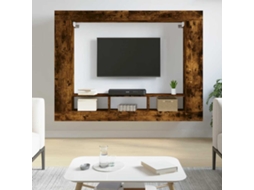 Vidaxl Móvel De Tv 152x22x113 Cm Derivados De Madeira Carvalho Fumado