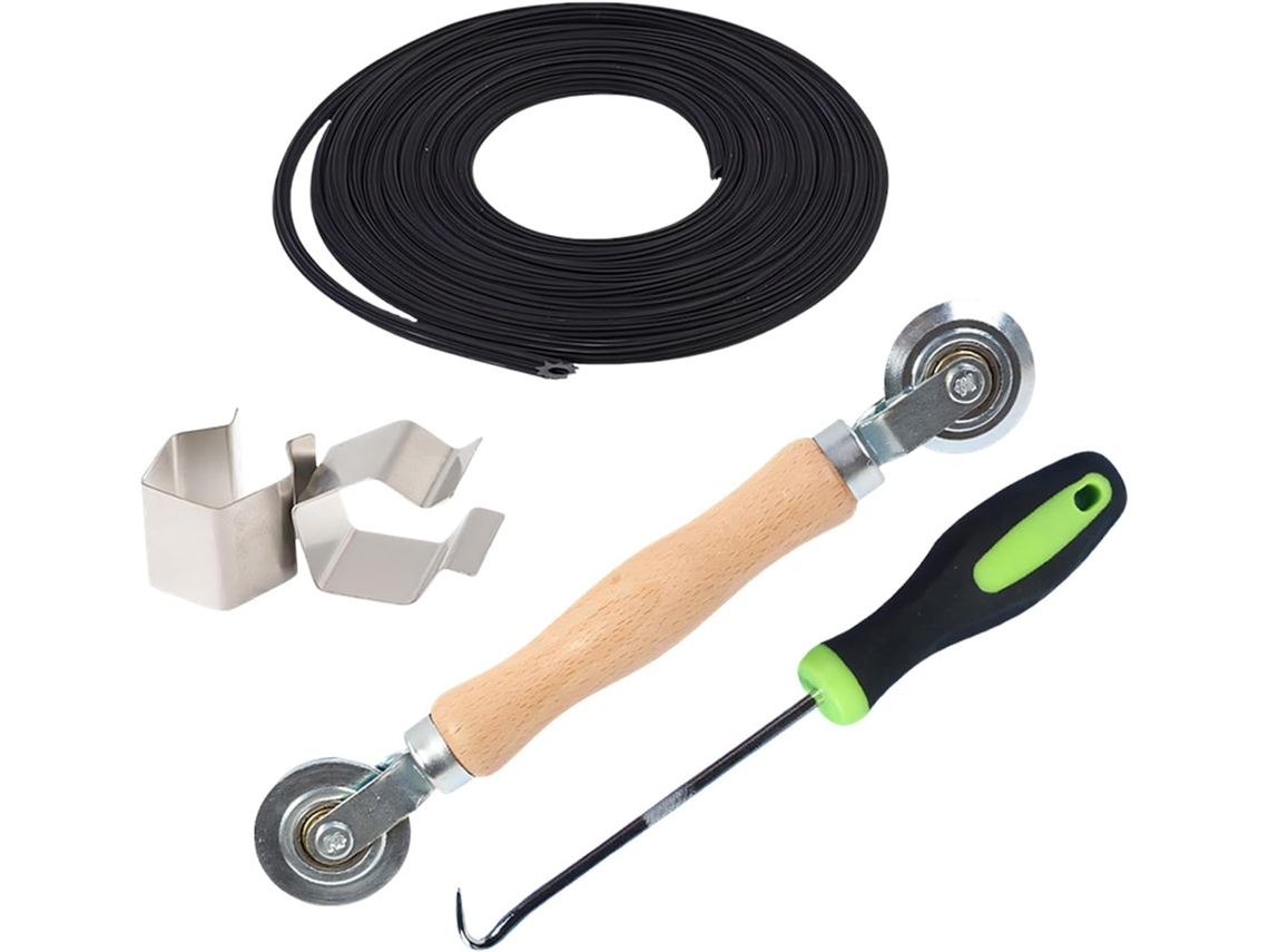 Conjunto De 5 Ferramentas Para Substituição Telas Janela, Instalador Profissional De Telas Para Facilitar A Instalação E