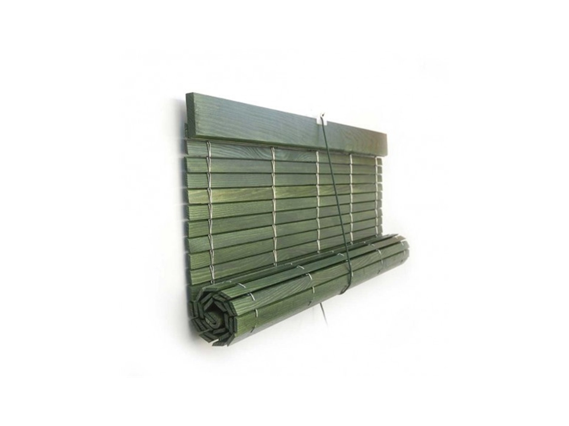Jardin202 - Persiana Madera Verde Rustico 77 X 215 Cm | 77 X 215 Cm ()