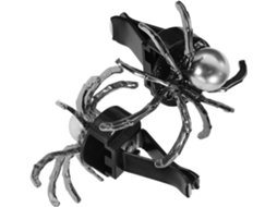 2 Peças De Clipes De Ventilação Em Liga De Zinco Pretos Em Formato De Aranha, Acessórios