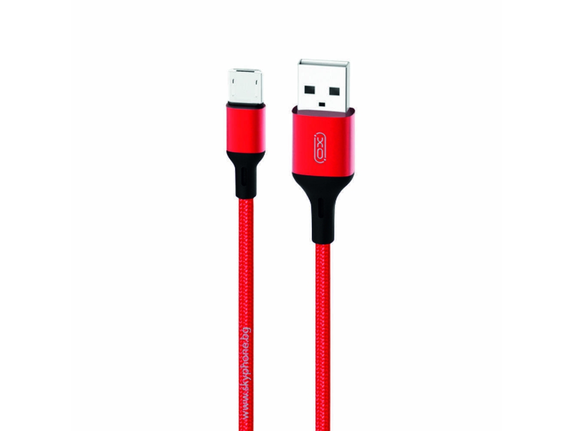 Cabo Usb-a 2.0 Macho / Lightning Macho 1m Vermelho Xo