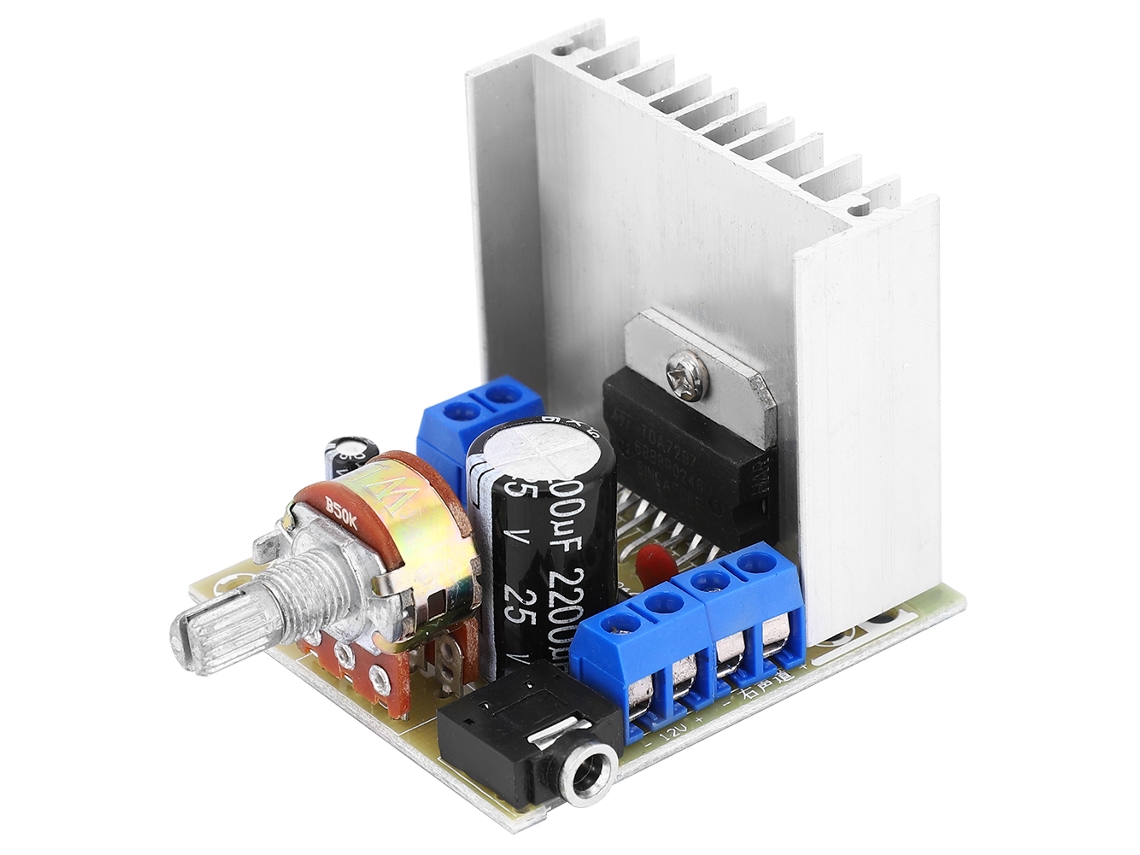 Placa De Amplificador De Áudio Estéreo Tda7297 2 Canais 15wx2 Sem Ruído 9-15vdc