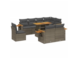 Garden Sofa Set, Garden Sofa Sets Vidaxl Cinzeto Rattan / Vime (n/a)