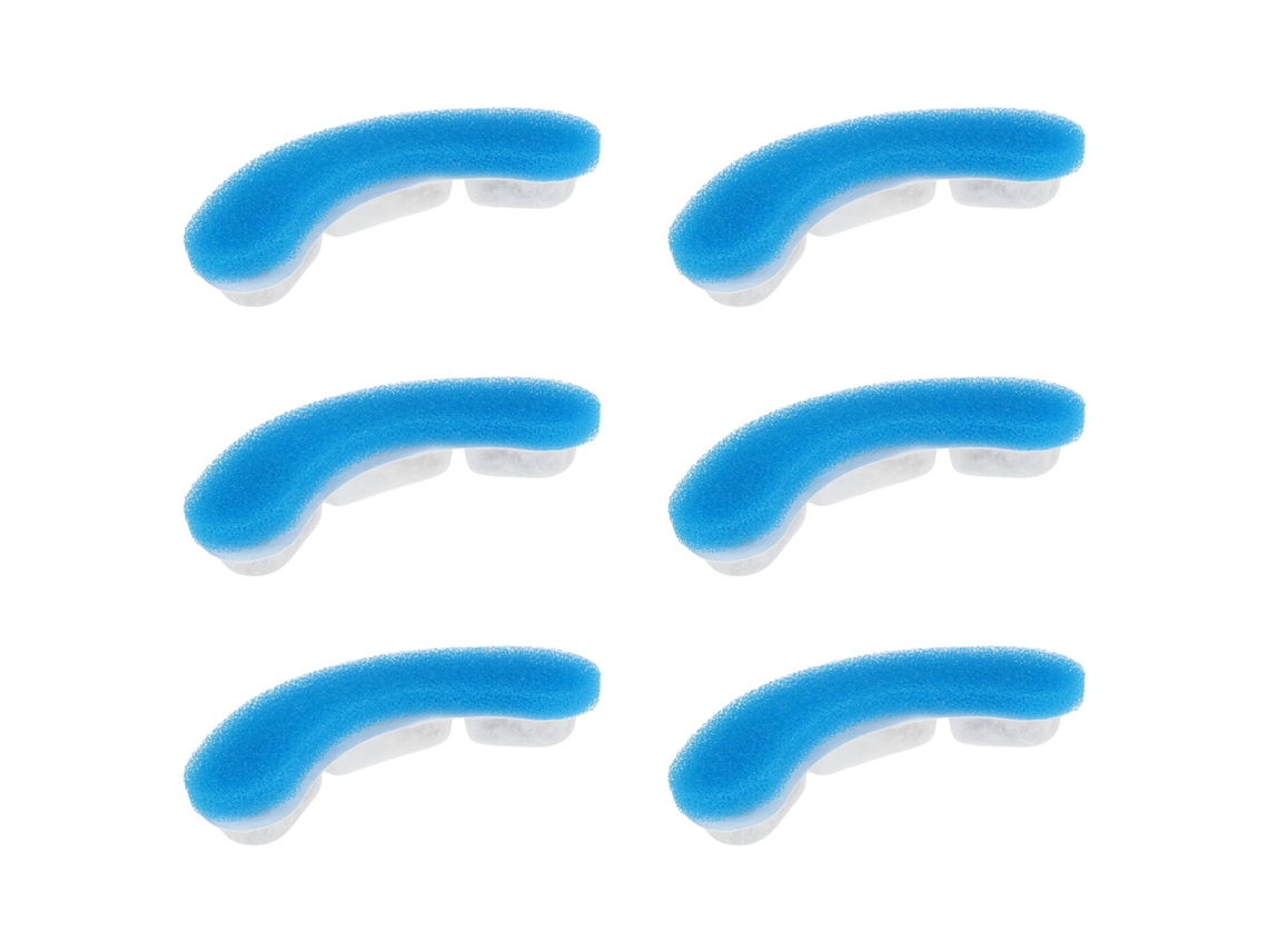 Pack de 6 filtros de carvão ativado, compatível com Wf050/Wf060, para pet