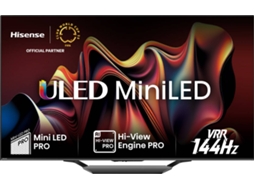 TV HISENSE 75U7NQ (ULED MiniLED - 75'' - 189 cm - 4K Ultra HD - Smart TV)