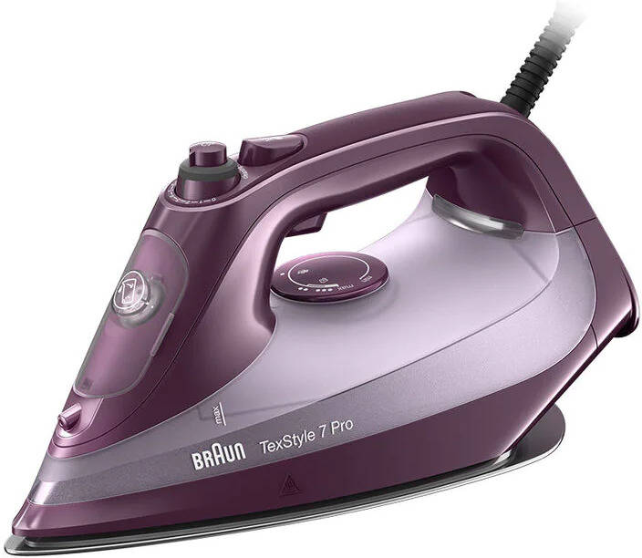Ferro a Vapor BRAUN TexStyle 7 Pro SI7181VI (Jato vapor 230 g/min - Base EloxalPlus)