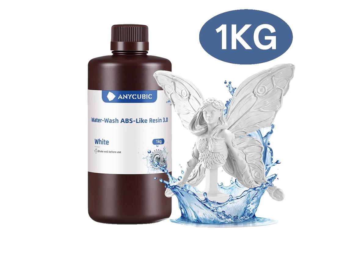 Resina Para Impressão 3d, Baixa Taxa De Encolhimento, Alta Precisão, 1kg Branco
