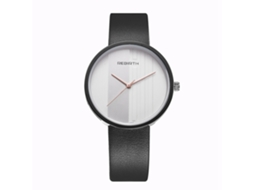 Relógio de Pulso Feminino Simples Estilo Tendência com Pulseira de Couro Pu e Movimento de Quartzo