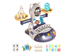 Primerox brinquedo Educativo Balança Matemática Gato Jogo Contagem Crianças Presente Aniversário