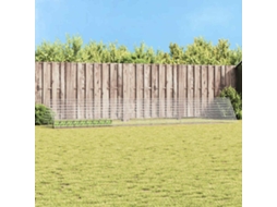 Vidaxl Gaiola Para Coelhos Prateado 650 X 100 X 85 Cm Aço Galvanizado