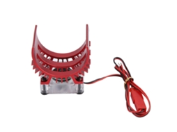 Ventoinha Resfriamento Motor 21000rmp Carro Rc 540 Vermelha