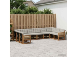 Vidaxl Conjunto De Sofás Para Exterior 10 Unid.