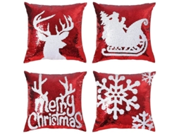 Fronha de Almofada de Natal, 4 Peças, Decoração Natal, Casa, Sofá Nova Line