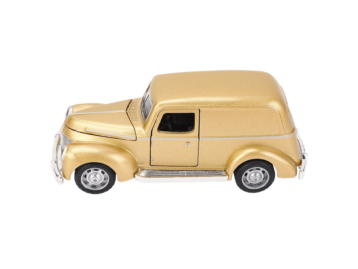Mali modelo de Carro Clássico Vintage em Liga Die Cast Colecionável Brinquedo para Crianças Ouro