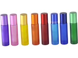 Pacote Com 12 Frascos De Viagem Recarregáveis De 10ml, Frasco Roll-on, Portátil, À Prova De Vazamentos - Pequeno E