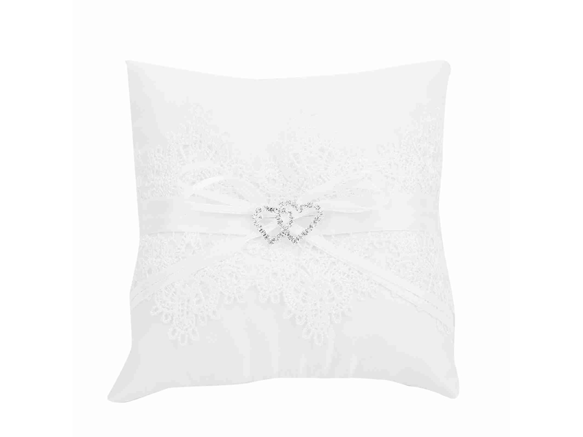 Laxiscreed Cesto De Flores Com Anel E Travesseiro De Seda Ivory Para Decoração E Presentes