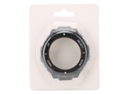 Funda Protectora de Plástico para Amazfit T rex y T rex Pro, con borde reforzado, negro con letras blancas