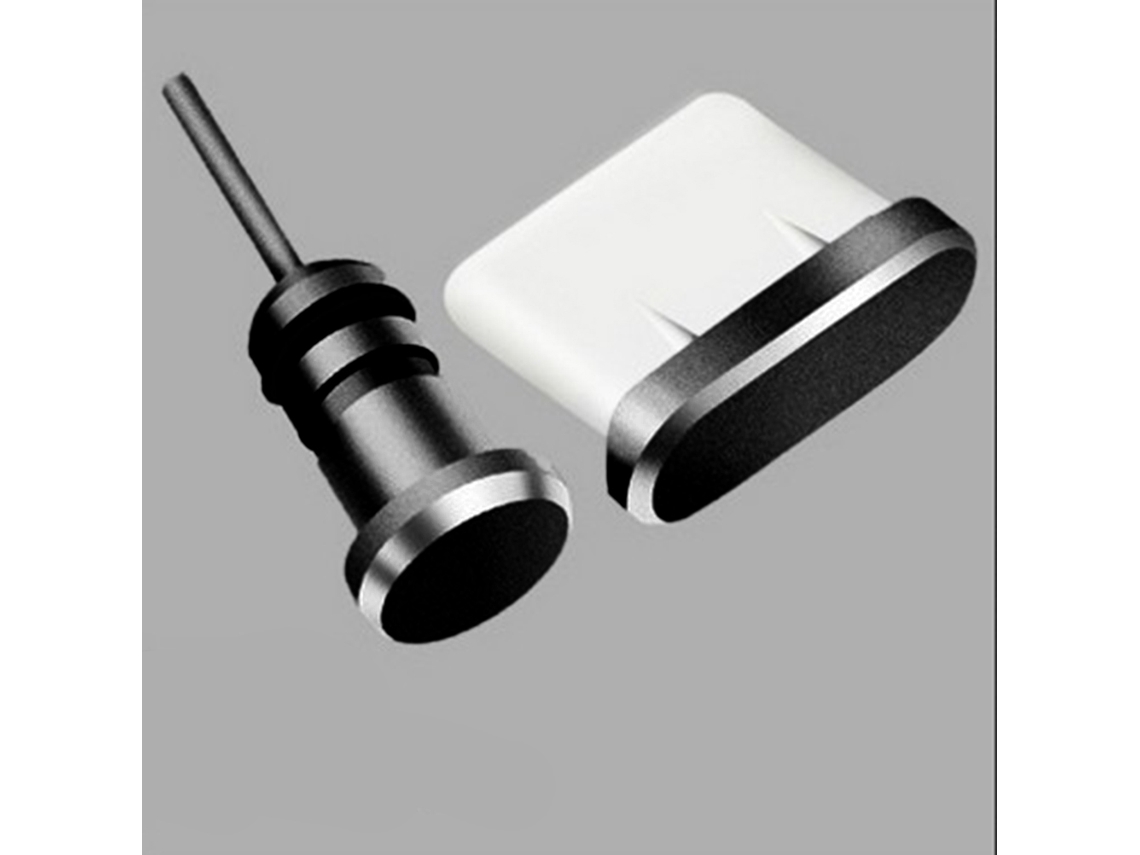 Conector de Celular e Fone de Ouvido LAXISCREED À Prova de Poeira