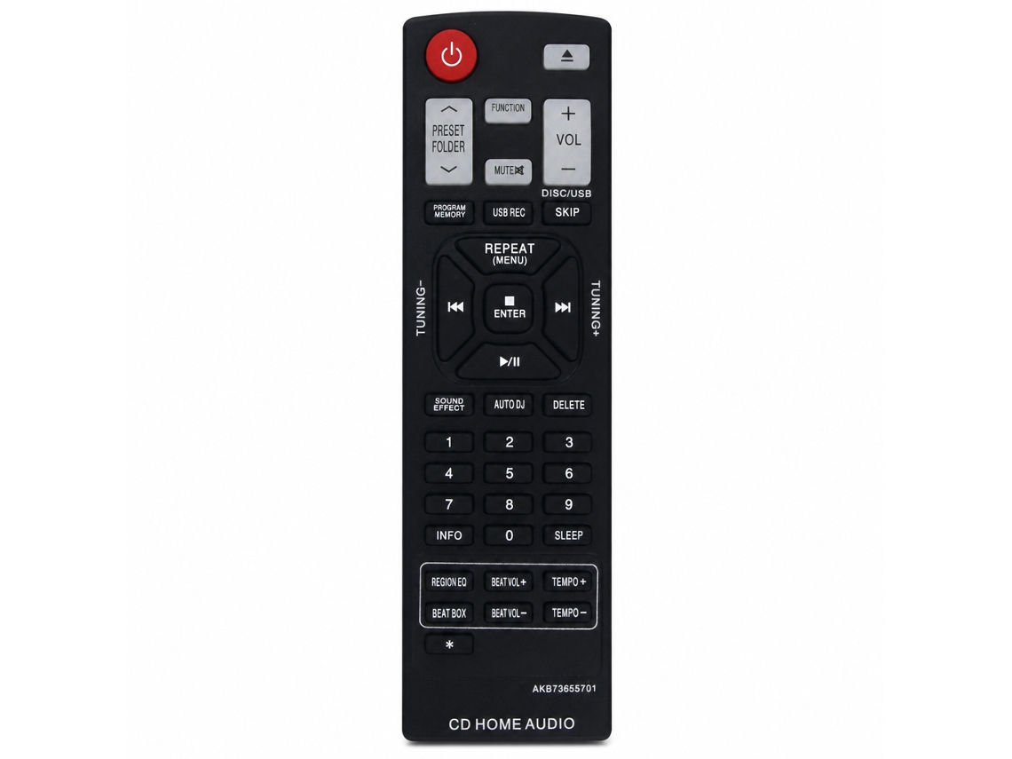 Comando À Distância De Substituição Para Sistema De Áudio Lg Akb73655701