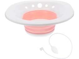 Banheira De Assento Dobrável Rosa Claro Para Cuidados Pós-parto, Bacia Leve