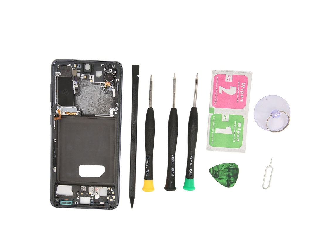 Placa Meio Celular LAXISCREED Samsung S21 Preto