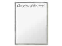 Magnetic Glass Board Our Piece Of The World For The Hall Espelharte (60x80 Cm)