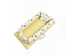 Ninho De Bebé Portátil Hibbent Com Travesseiro 90x50x12cm -coroa