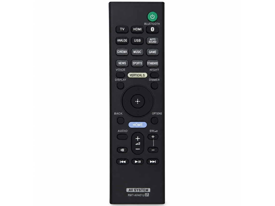 Comando À Distância Para Barra De Som Compatível Com Sony Rmt-ah401u_zhd