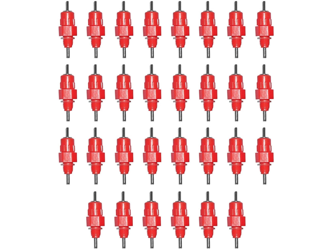Pacote Com 30 Bicos Automáticos De Aço Inoxidável Para Frango, Ideais Para Uso No Inverno.