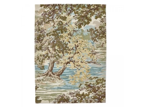 Tapete de sala de estar verde com dossel antigo 250X350 SANDERSON