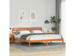 Vidaxl Estrutura Da Cama Castanho 200 X 200 Cm