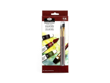 Conjunto de Pintura Aguarela ROYAL & LANGNICKEL 14 Partes Multicolor