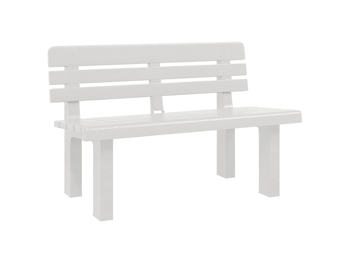 Garden Bench, Garden Benches Vidaxl Branco Polipropileno (n/a)