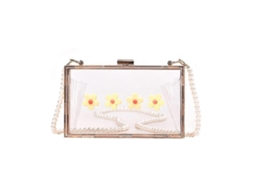 Bolsa Feminina Transparente Para Festa À Noite, Bolsa De Ombro Clutch Para Baile De Formatura, Casamento