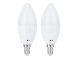 Lâmpada De Vela Inteligente Led E14 (com Controle Wifi Rgb, Compatível Com Alexa E Google Voice)