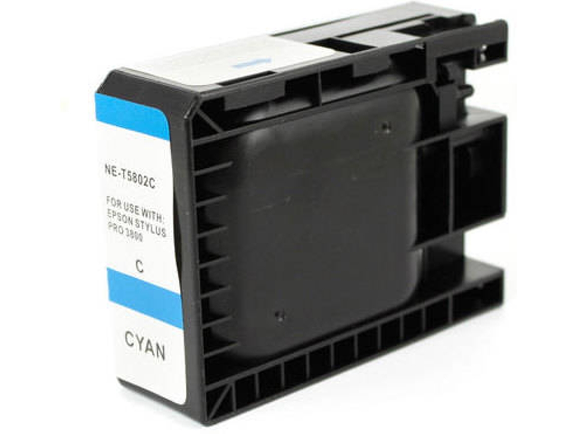 Tinteiro para Epson t5802 Ciano Tinta Pigmentada c13t580200