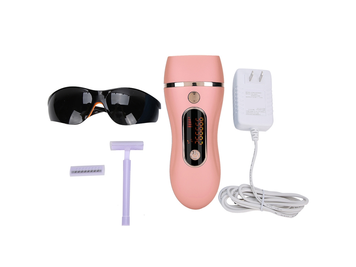 Máquina Ipl Depiladora Facial E Corporal Rosa