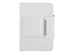 Capa Protetora De Couro Pu Com Suporte Para Tablet E Teclado Universal (branco-7in)