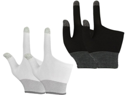 Sewroro 2 Pares De Dedeiras Nylon E Grafeno Para Jogos Mobile, Compatíveis Com Telas Sensíveis Ao Toque, Respiráveis E