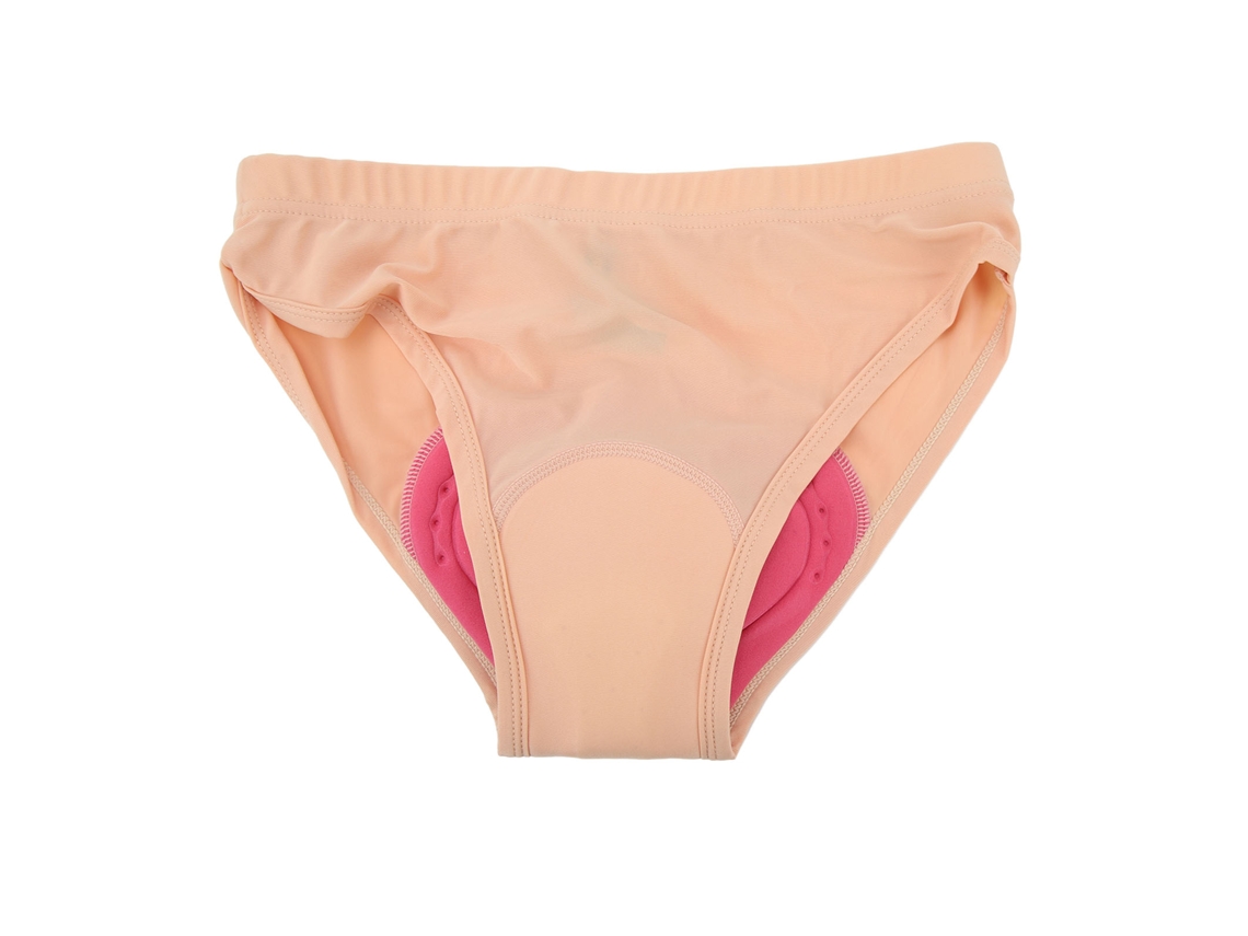 Roupa Interior de Ciclismo Mulher Elástica Ventilada Secagem Rápida Bege Tamanho M S/MARCA