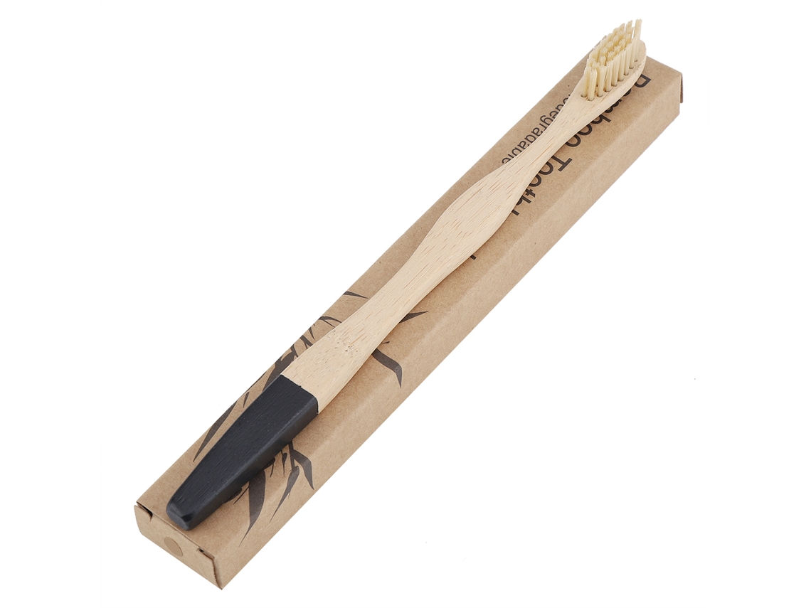 Escova de Dentes Adulto Bambu Ecológica Cerdas Macias Care Oral Design Moderno 6 Cores