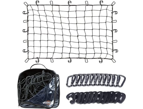 Rede De Bagagem Para Automóvel E Reboque 180x240 Cm Para Bagageira De Tejadilho, Bagageira, Zona De Carga, Reboque Beeworks