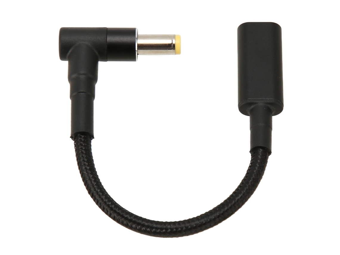 2026zentro-adaptador Usb C Para Dc 5.5x1.7mm Para Carregar Laptops Com Cabo De 100w